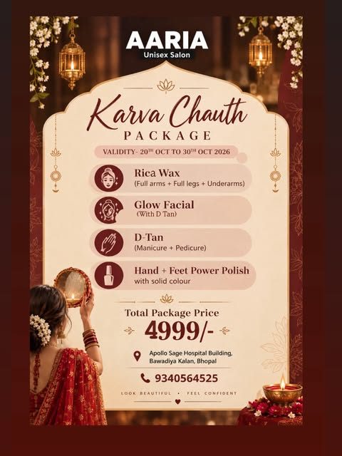 AARIA Karva Chauth package poster